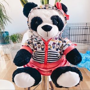 🐼Build a Bear Panda with cute outfits!🐼